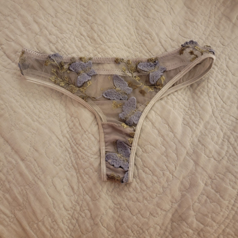 Blue Floral Panties